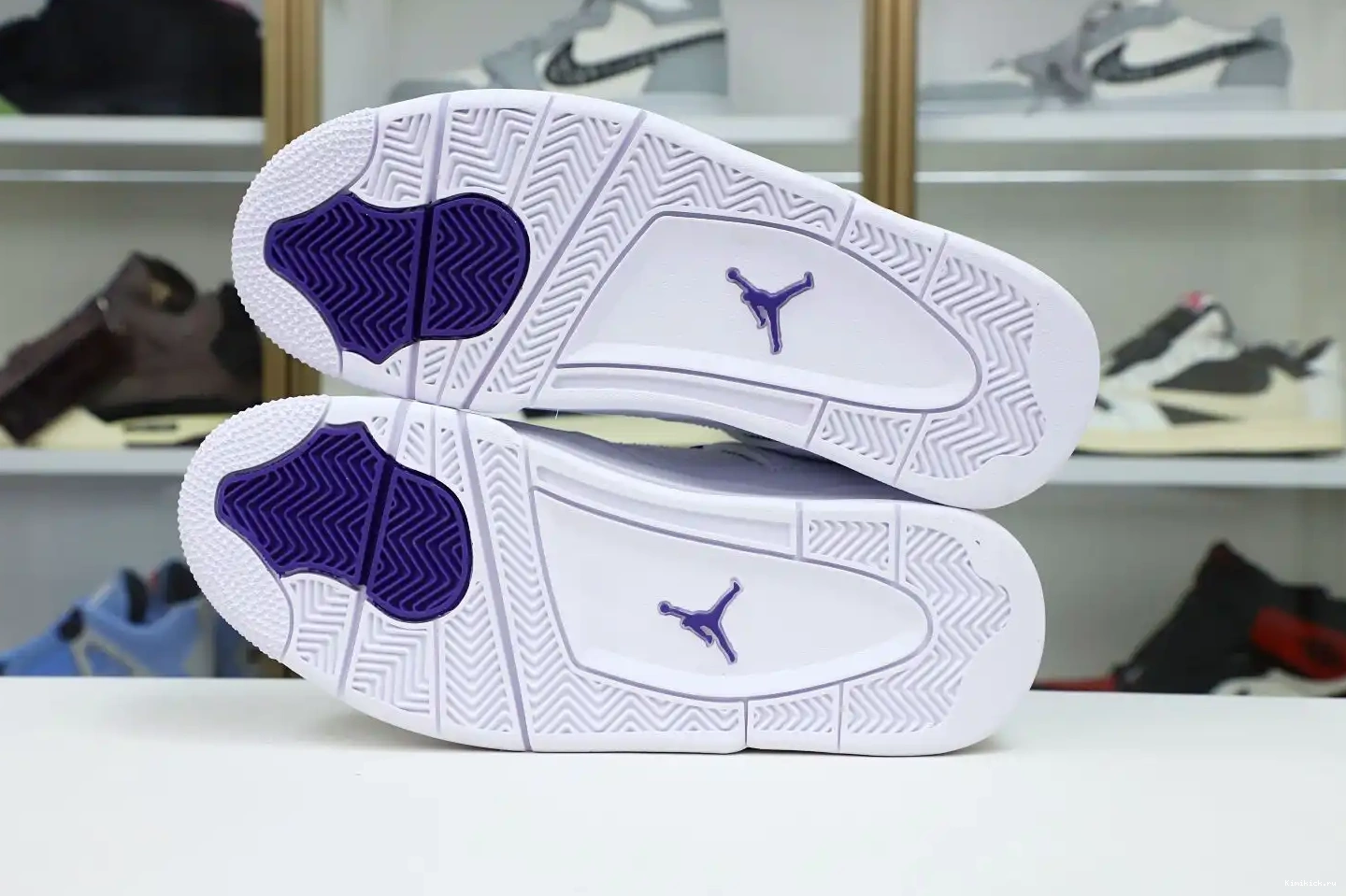 4 METALLIC AIR JORDAN Kimikick PURPLE 0616